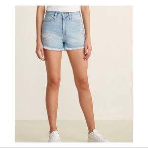 NWOT Madewell Josselyn Mom Denim Shorts